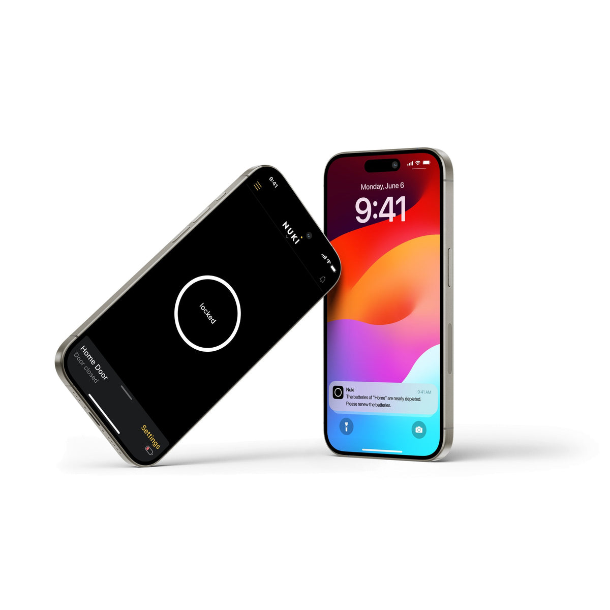nuki app battery warning